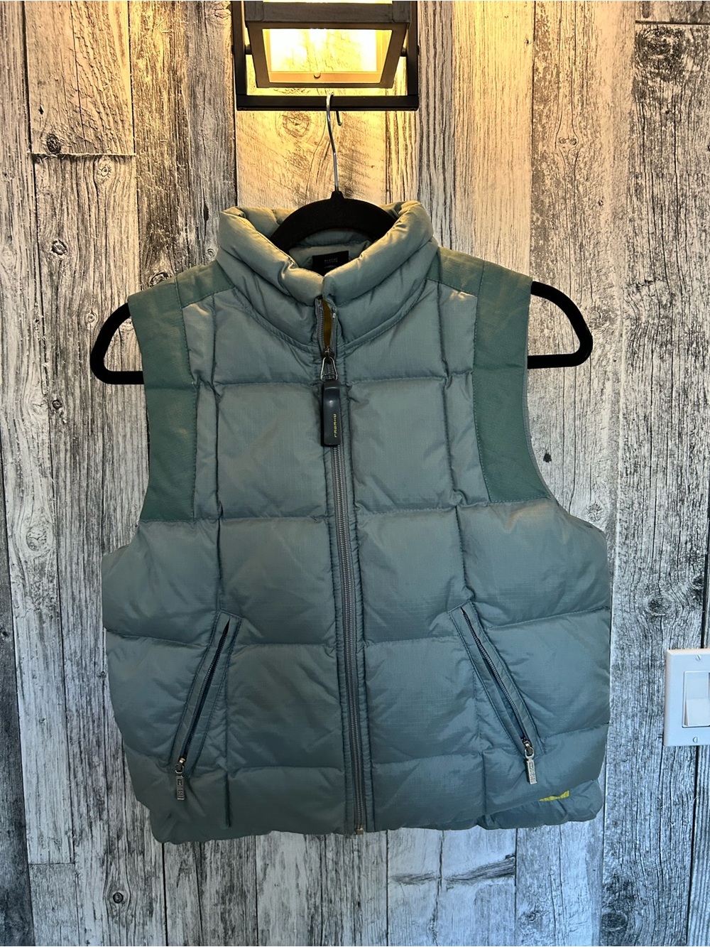 Diesel Men's Slate Green Quilted Puffer Vest